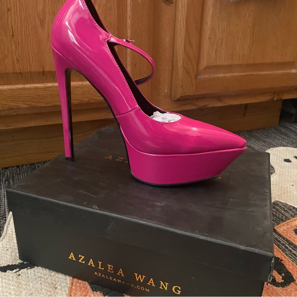 Azalea Wang Fuchsia Stiletto Heels